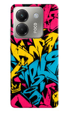 Graffiti Vibe Poco M7 Pro 5G Hard Case Back Cover by Casekaro