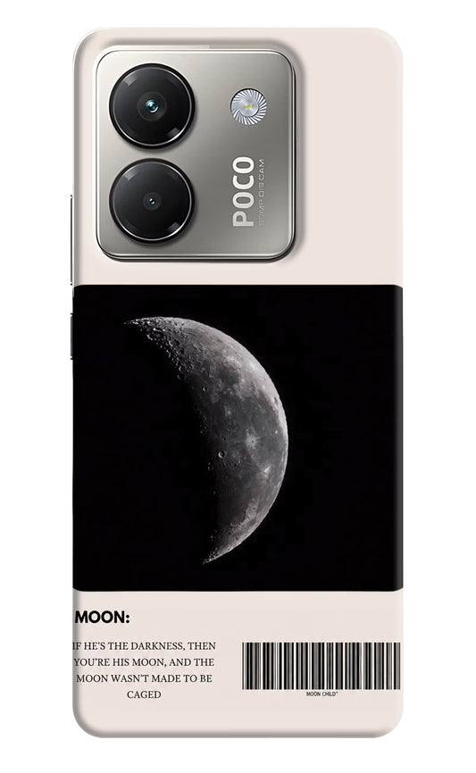 Moon Phase Poco M7 Pro 5G Hard Case Back Cover by Casekaro
