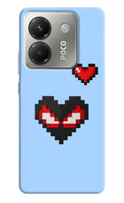 Peter Heart Poco M7 Pro 5G Hard Case Back Cover by Casekaro