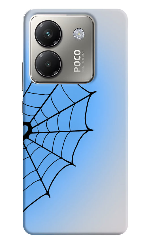 Blue Web Poco M7 Pro 5G Hard Case Back Cover by Casekaro