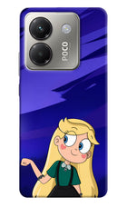 Star Glow Poco M7 Pro 5G Hard Case Back Cover by Casekaro
