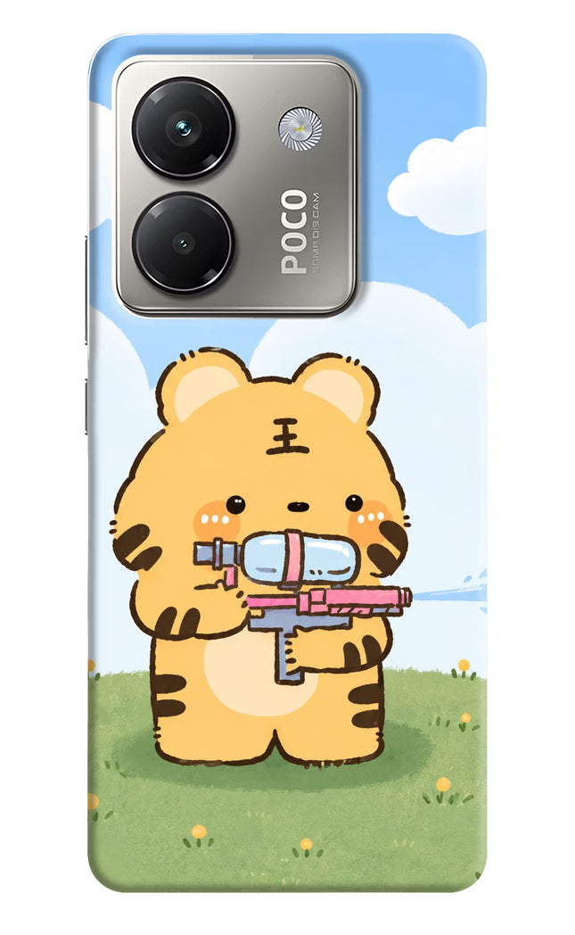 Tiger Treat Poco M7 Pro 5G Hard Case Back Cover by Casekaro