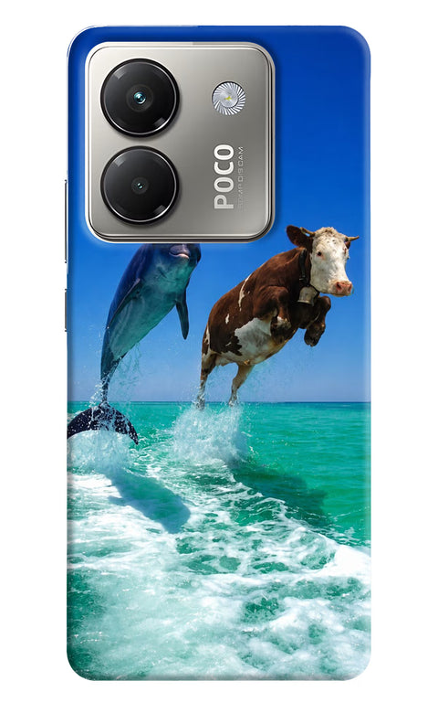 Dolphin vs Cow Poco M7 Pro 5G Back Cover
