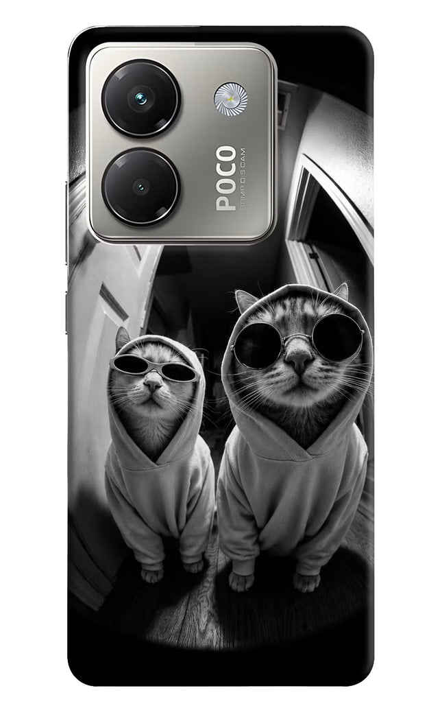 Hood Cats Poco M7 Pro 5G Hard Case Back Cover by Casekaro