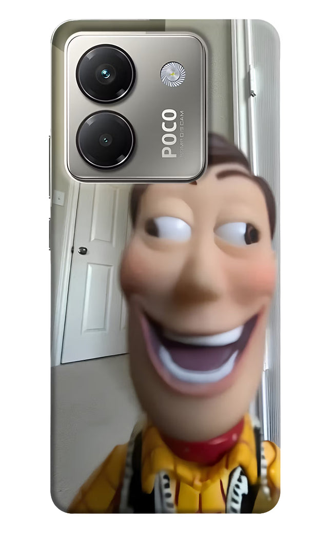 Side Eye Woody Poco M7 Pro 5G Hard Case Back Cover by Casekaro
