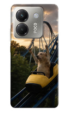 Rollercoaster Dog Poco M7 Pro 5G Hard Case Back Cover by Casekaro