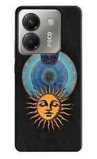 Divine Sun Poco M7 Pro 5G Hard Case Back Cover by Casekaro