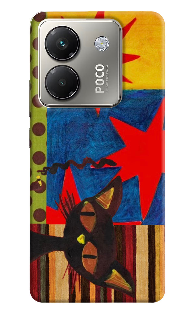 Pop Cat Poco M7 Pro 5G Hard Case Back Cover by Casekaro