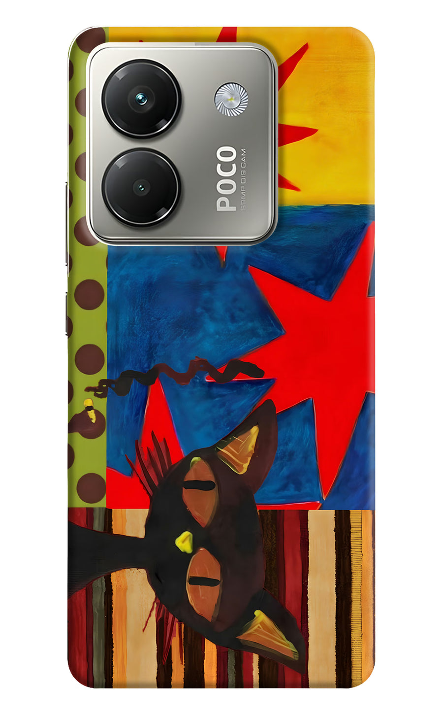 Pop Cat Poco M7 Pro 5G Back Cover, Hard case