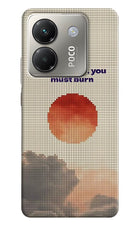 Pixel Sun Poco M7 Pro 5G Hard Case Back Cover by Casekaro