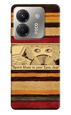 Vinyl Stripes Poco M7 Pro 5G Hard Case Back Cover by Casekaro