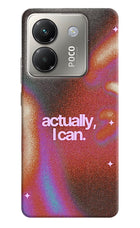 Pink Aura Poco M7 Pro 5G Hard Case Back Cover by Casekaro