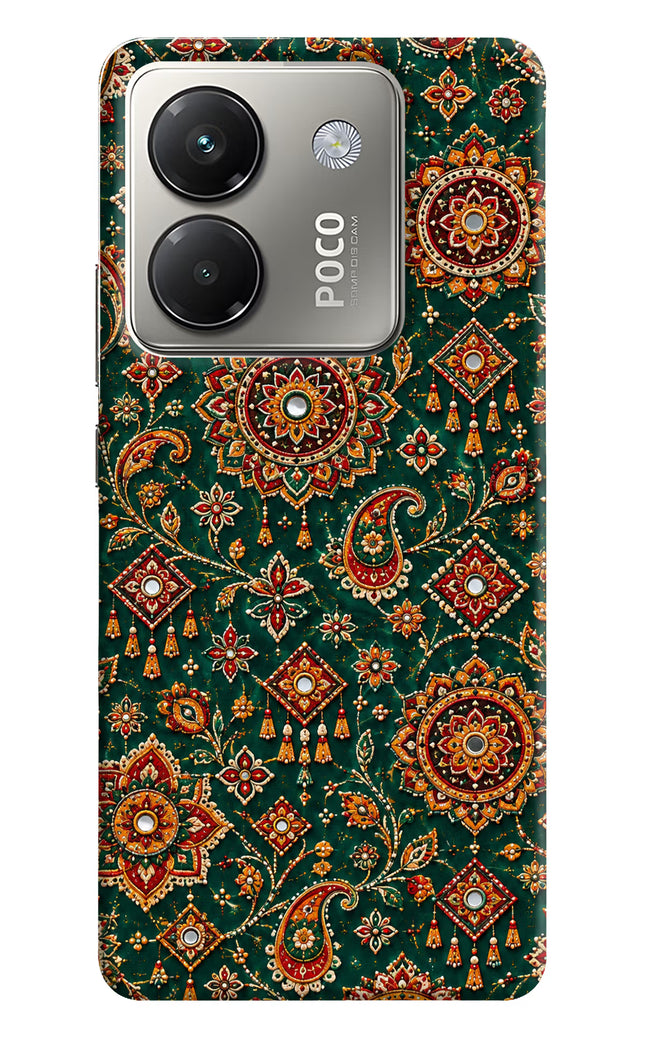 Green Pataka Poco M7 Pro 5G Hard Case Back Cover by Casekaro