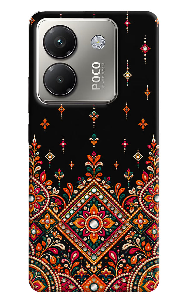 Noir Mehfil Poco M7 Pro 5G Hard Case Back Cover by Casekaro
