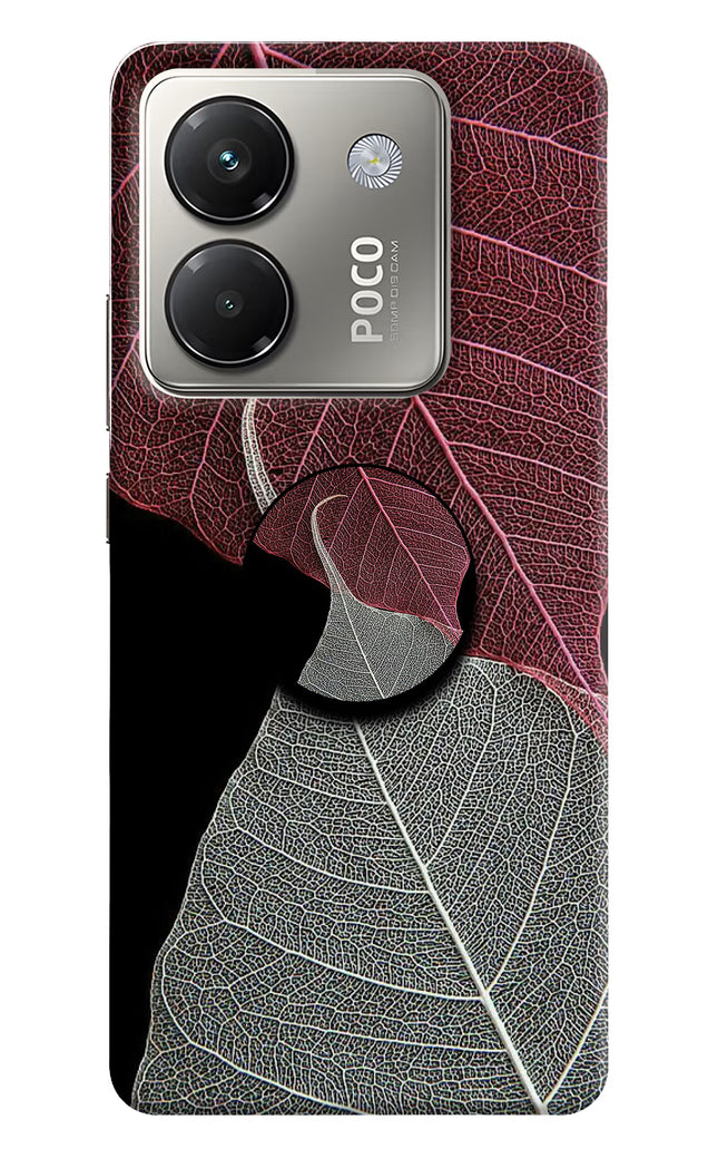 Leaf Pattern Poco M7 Pro 5G Pop Case