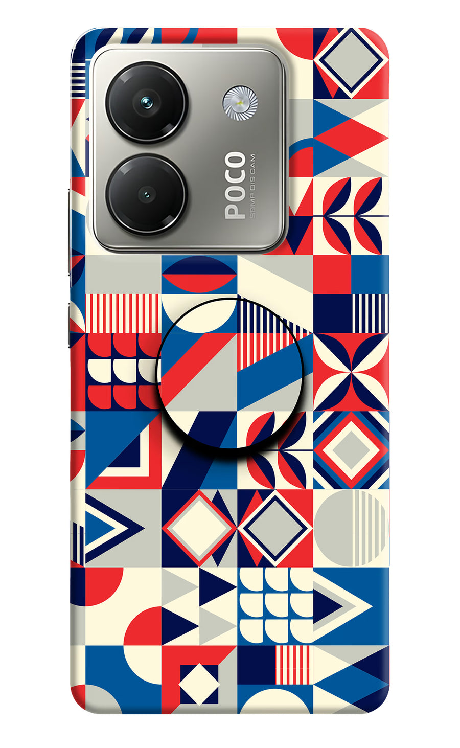 Colorful Pattern Poco M7 Pro 5G Pop Case, Hard case