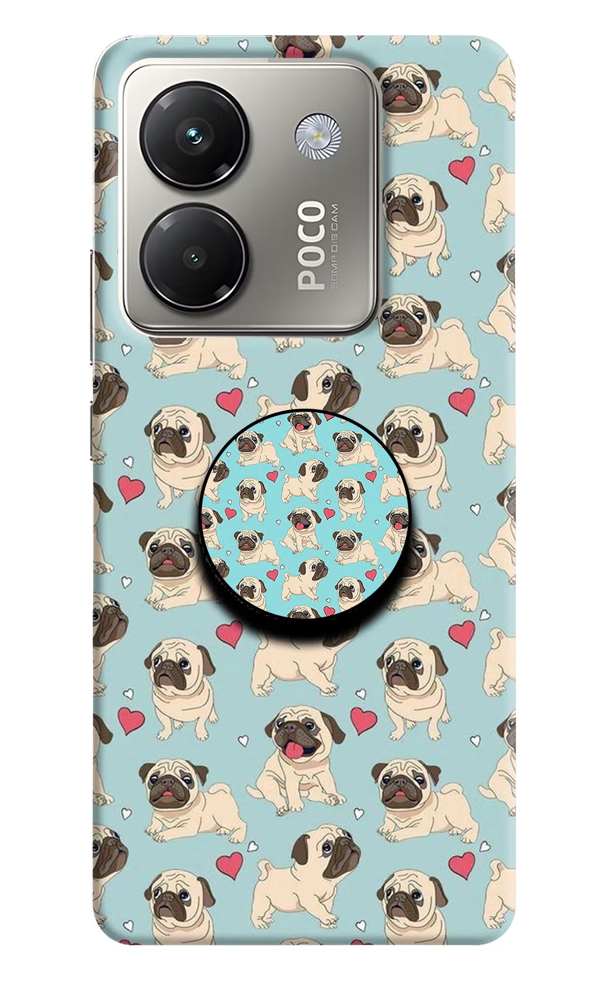 Pug Dog Poco M7 Pro 5G Pop Case