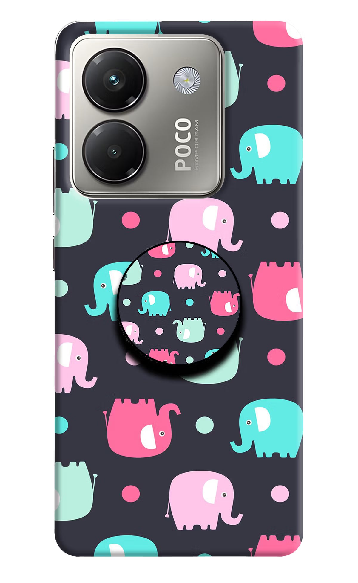 Baby Elephants Poco M7 Pro 5G Pop Case
