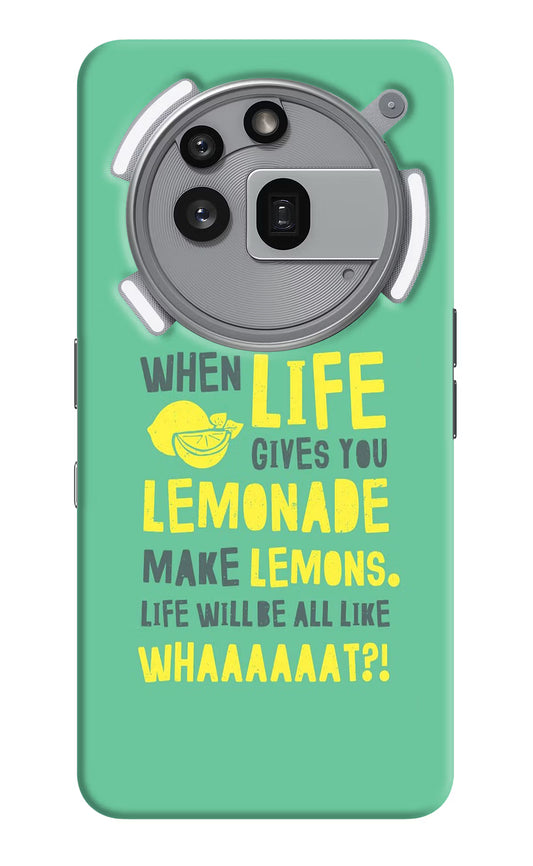 Quote Nothing Phone 3a Pro Hard Case Back Cover by Casekaro