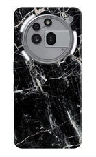 Black Marble Texture Nothing Phone 3a Pro Hard Case Back Cover by Casekaro