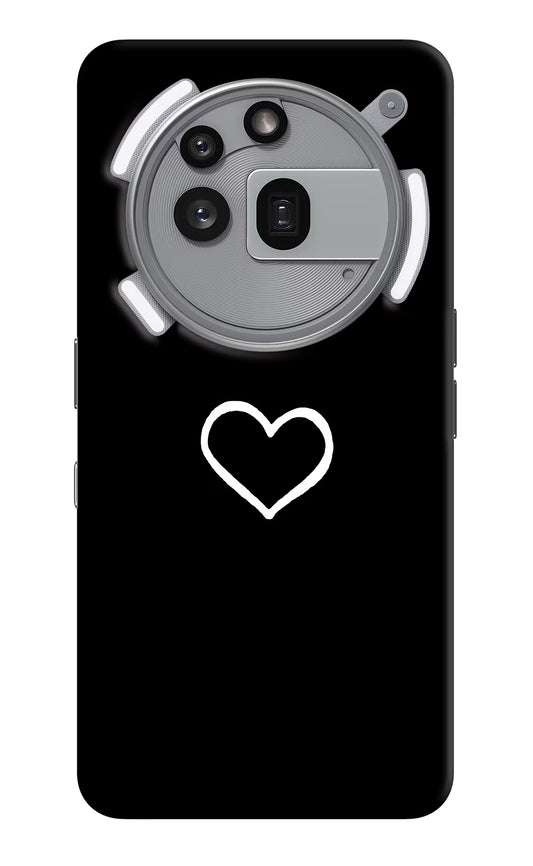 Heart Nothing Phone 3a Pro Hard Case Back Cover by Casekaro