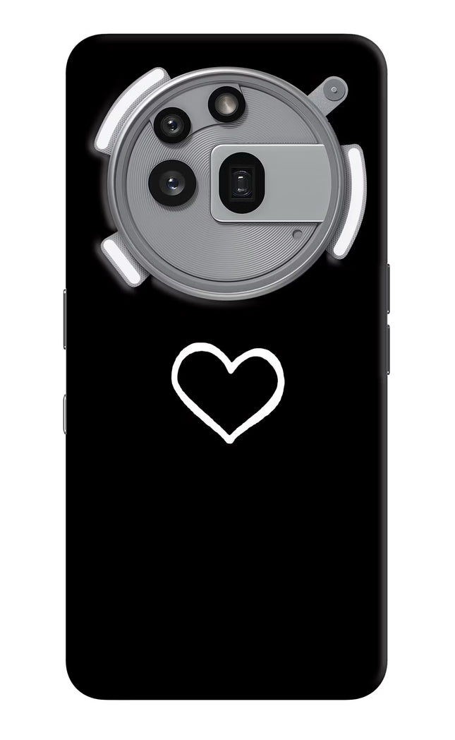 Heart Nothing Phone 3a Pro Hard Case Back Cover by Casekaro