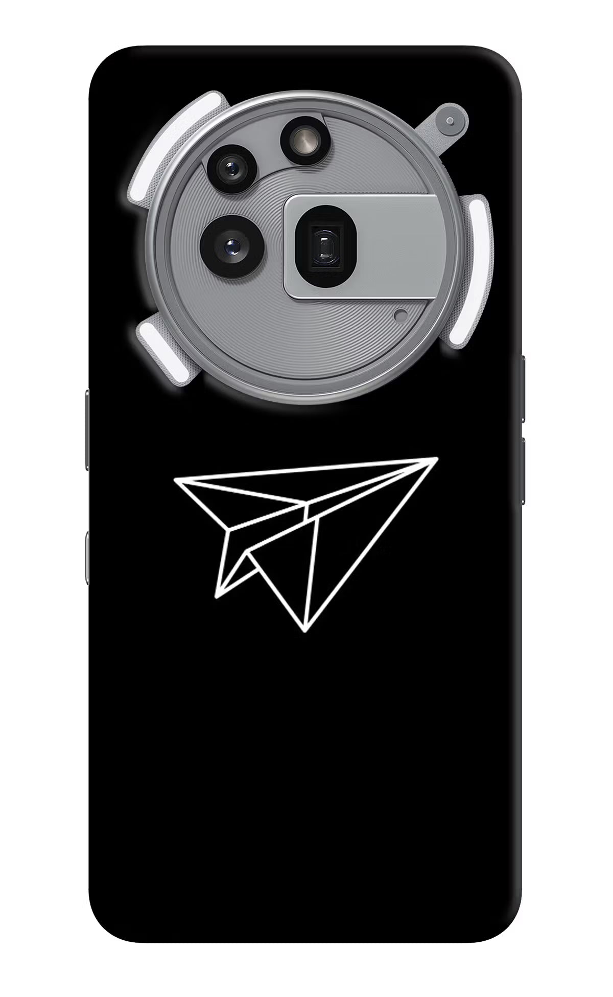 Paper Plane White Nothing Phone 3a Pro Hard Case Back Cover by Casekaro