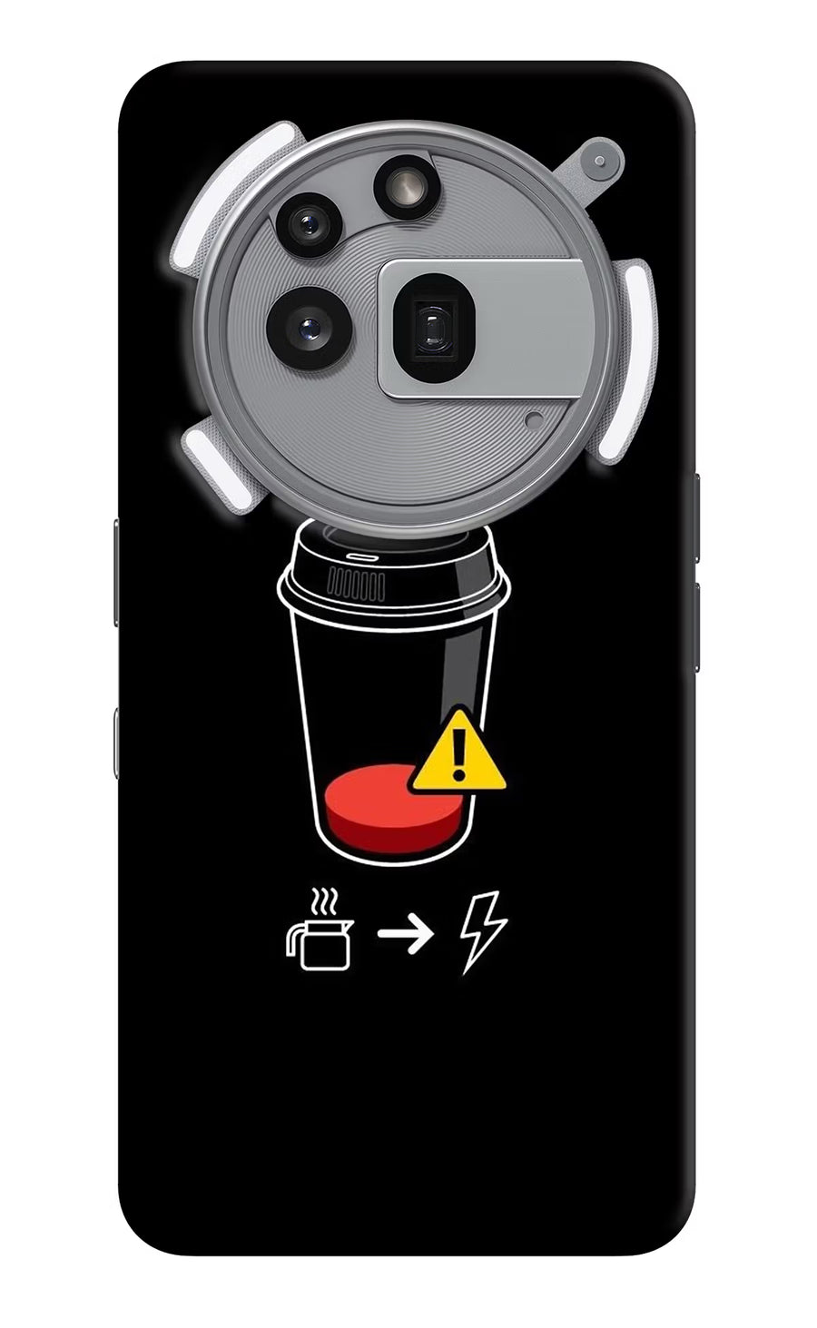 Coffee Nothing Phone 3a Pro Back Cover, Hard case
