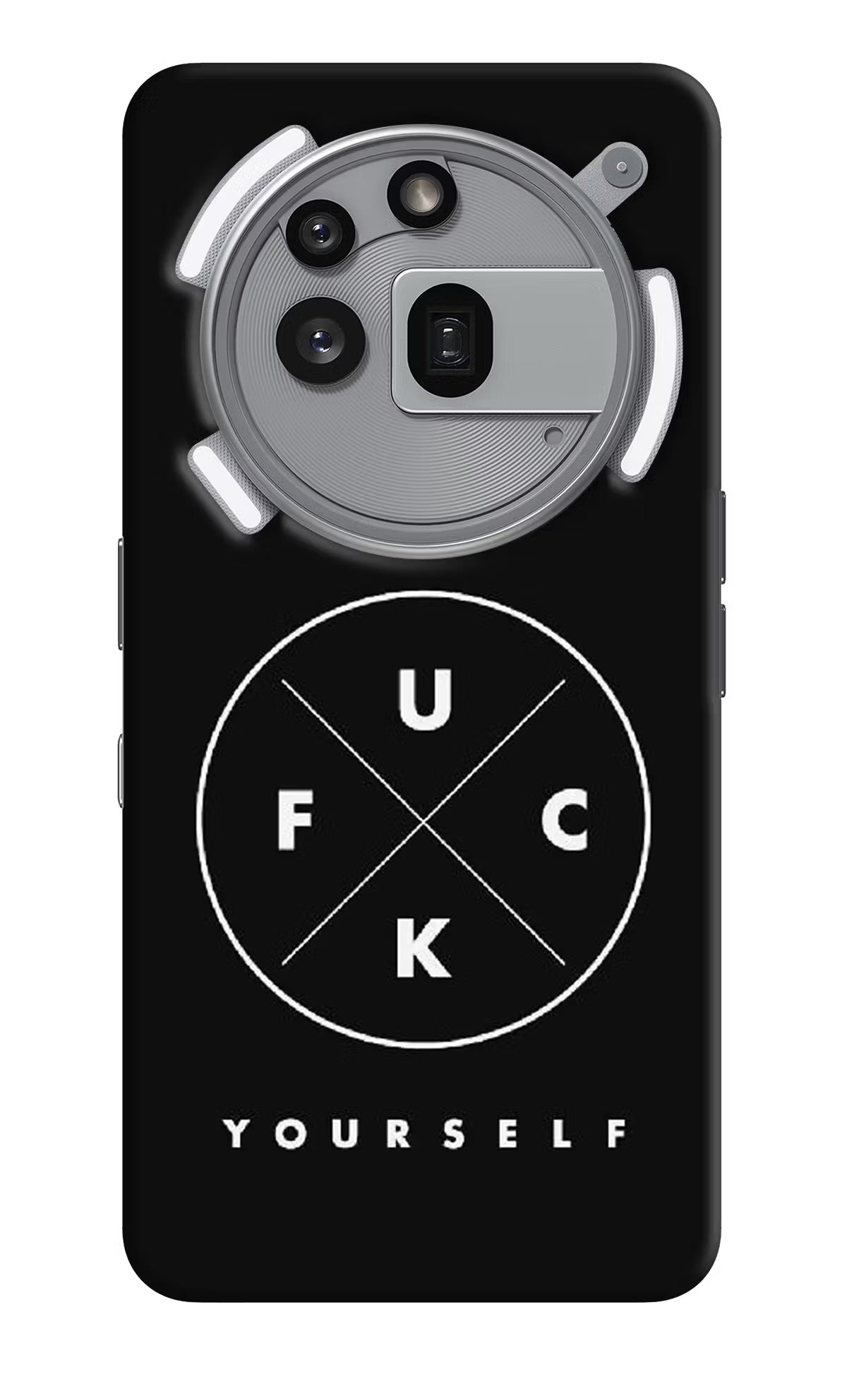 Go Fuck Yourself Nothing Phone 3a Pro Hard Case Back Cover by Casekaro