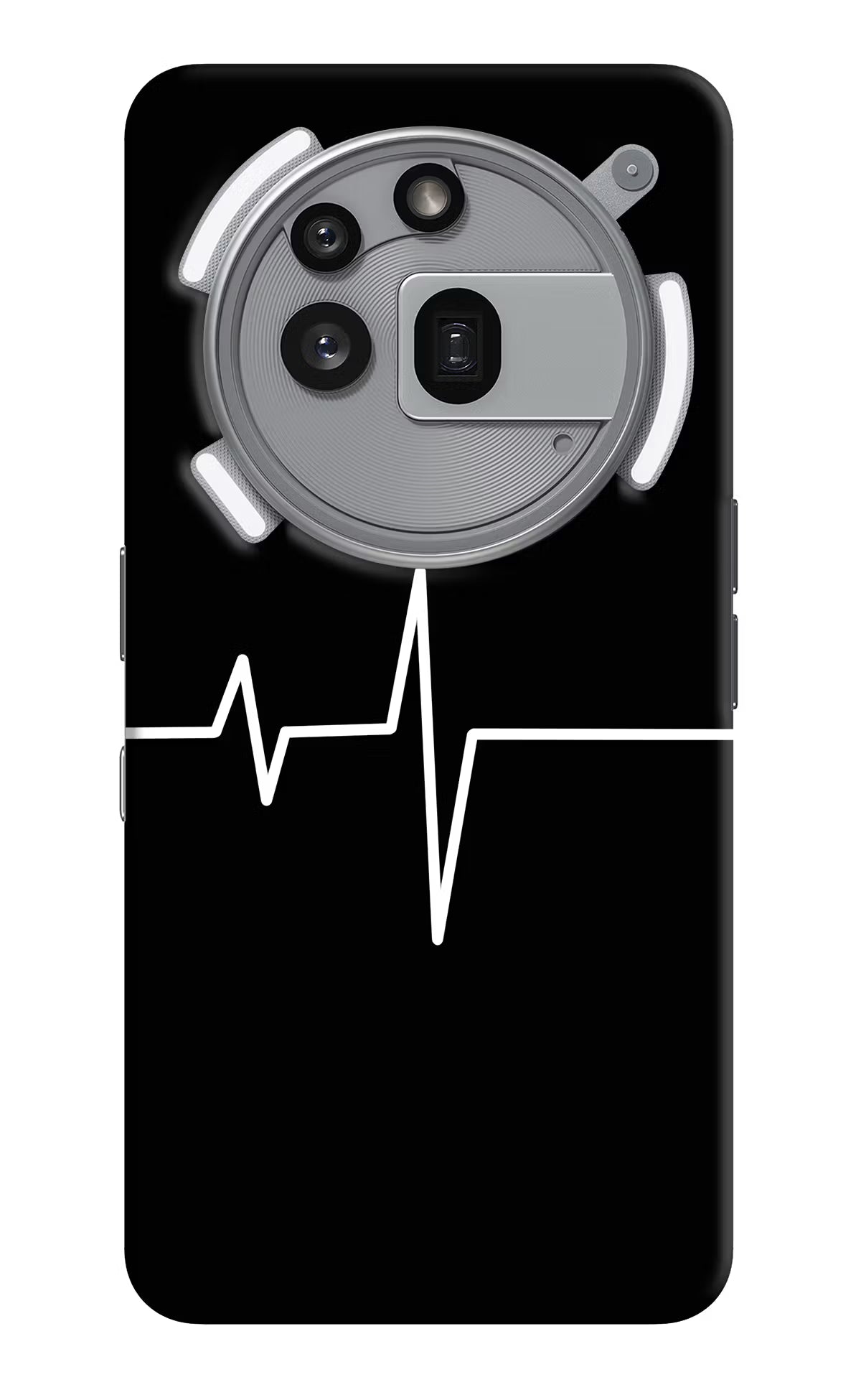 Heart Beats Nothing Phone 3a Pro Hard Case Back Cover by Casekaro