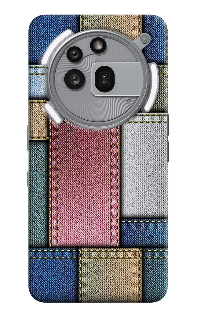 Multicolor Jeans Nothing Phone 3a Pro Hard Case Back Cover by Casekaro