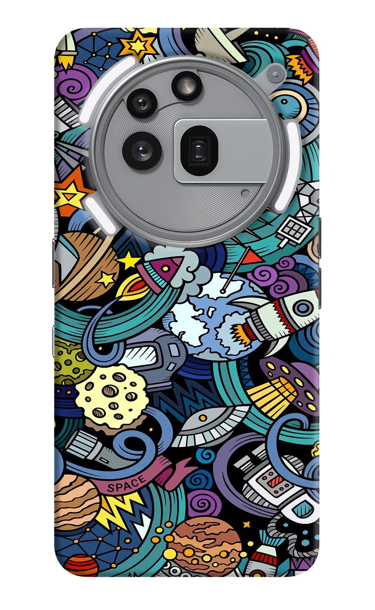 Space Abstract Nothing Phone 3a Pro Hard Case Back Cover by Casekaro