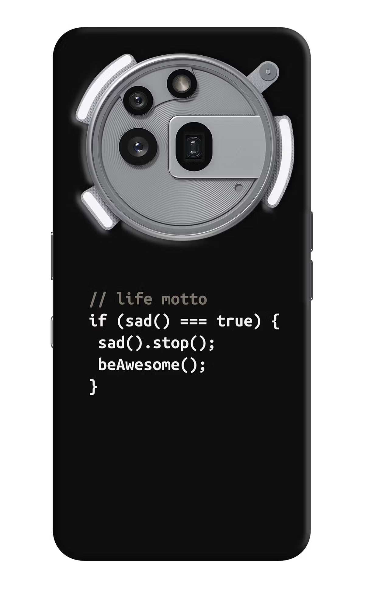 Life Motto Code Nothing Phone 3a Pro Hard Case Back Cover by Casekaro