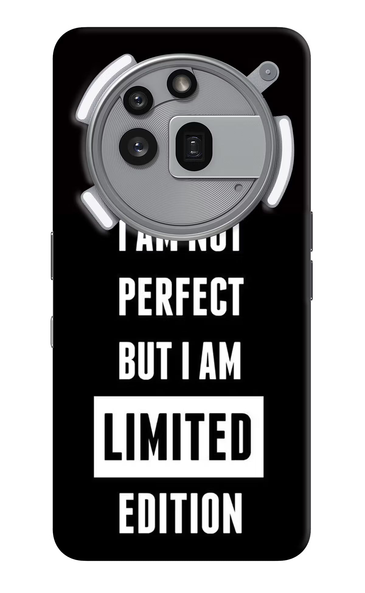 I Am Not Perfect But I Am Limited Edition Nothing Phone 3a Pro Hard Case Back Cover by Casekaro