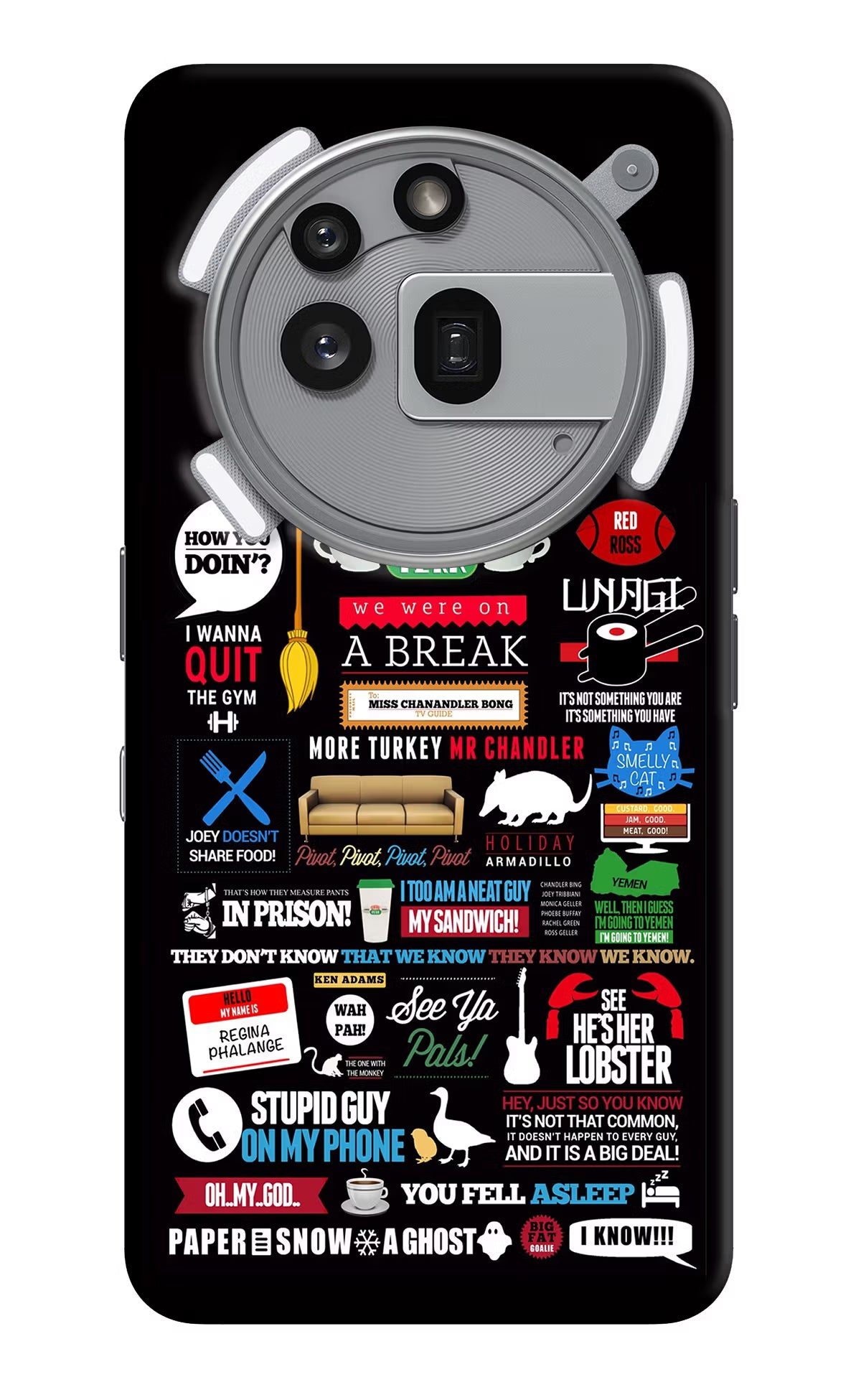 FRIENDS Nothing Phone 3a Pro Hard Case Back Cover by Casekaro