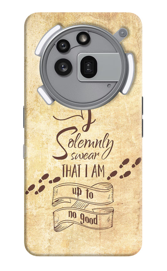 I Solemnly swear that i up to no good Nothing Phone 3a Pro Hard Case Back Cover by Casekaro