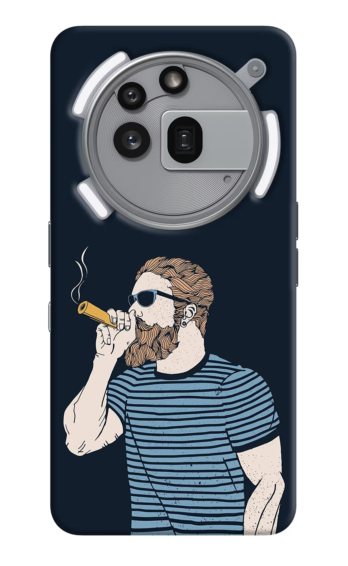 Smoking Nothing Phone 3a Pro Hard Case Back Cover by Casekaro