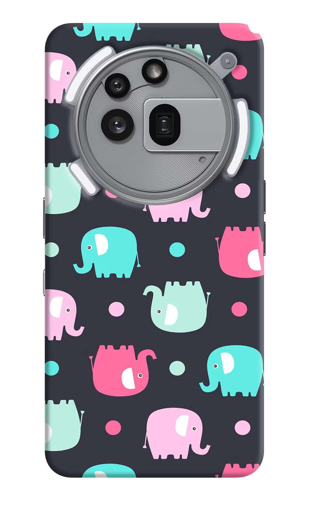 Elephants Nothing Phone 3a Pro Hard Case Back Cover by Casekaro