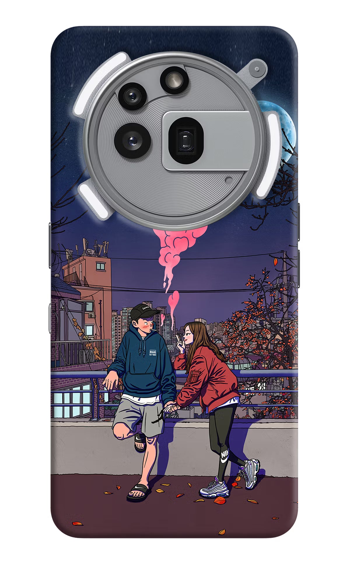 Chilling Couple Nothing Phone 3a Pro Hard Case Back Cover by Casekaro