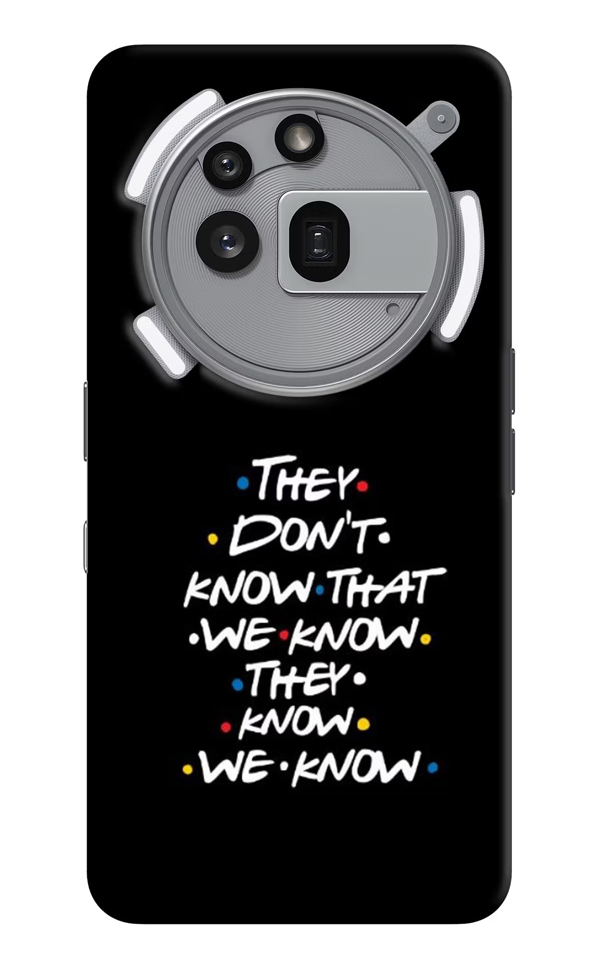 FRIENDS Dialogue Nothing Phone 3a Pro Hard Case Back Cover by Casekaro