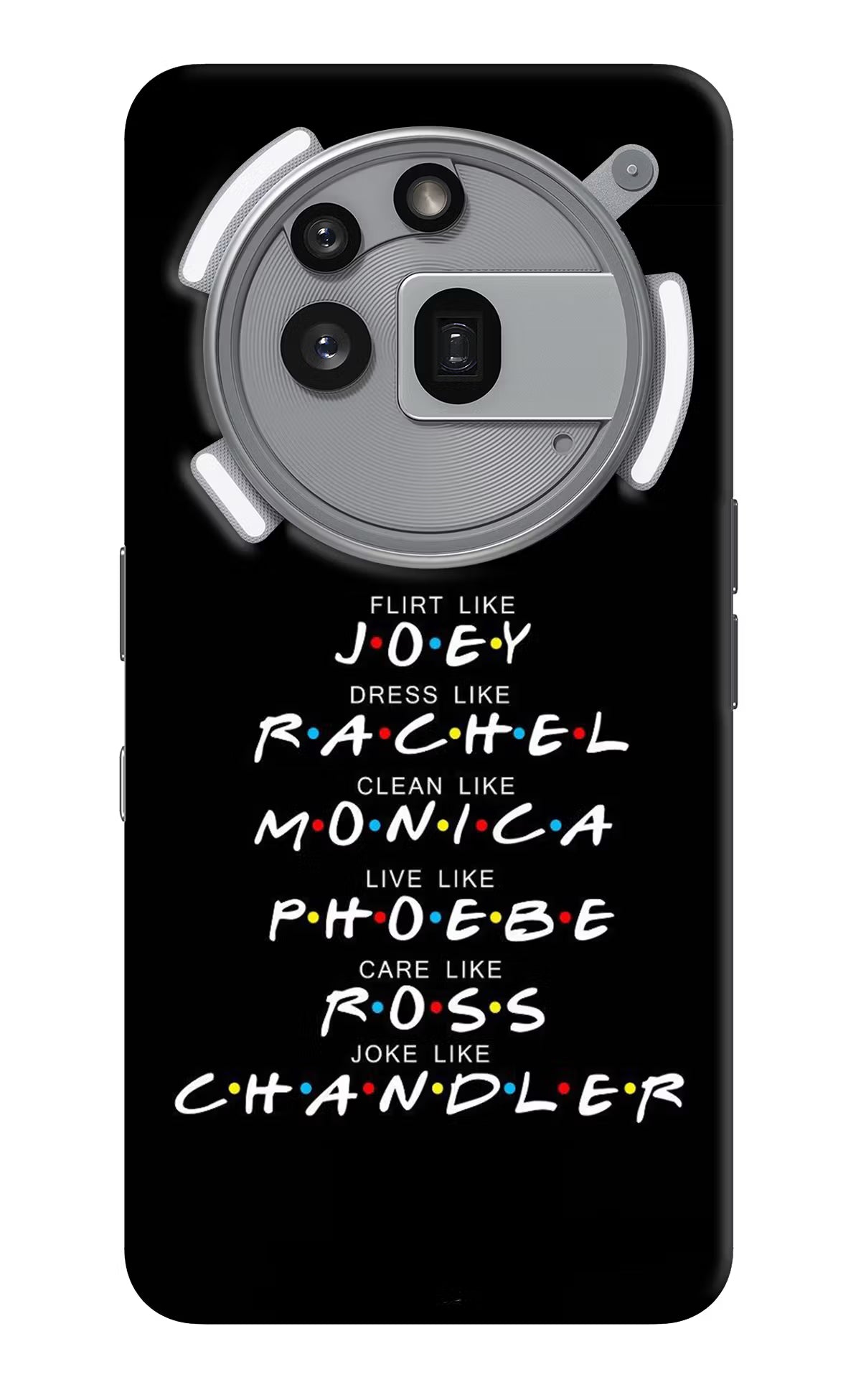 FRIENDS Character Nothing Phone 3a Pro Hard Case Back Cover by Casekaro