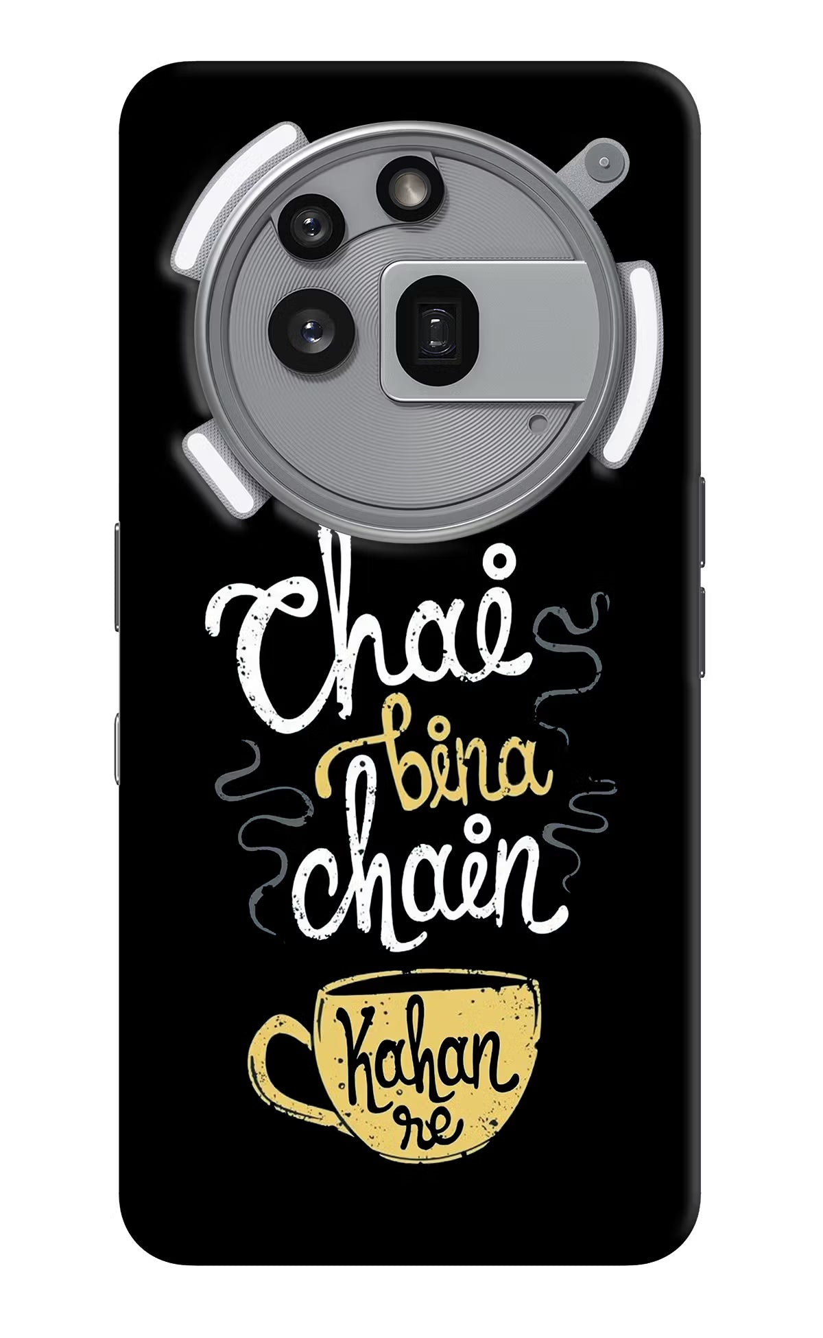 Chai Bina Chain Kaha Re Nothing Phone 3a Pro Hard Case Back Cover by Casekaro