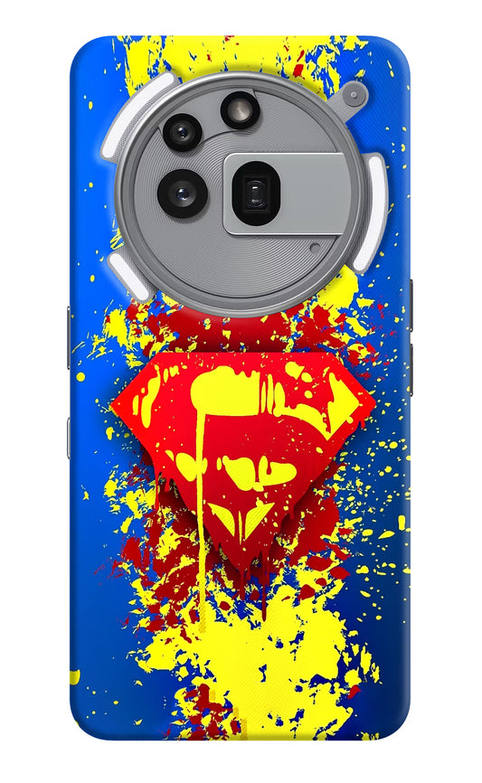 Superman logo Nothing Phone 3a Pro Hard Case Back Cover by Casekaro
