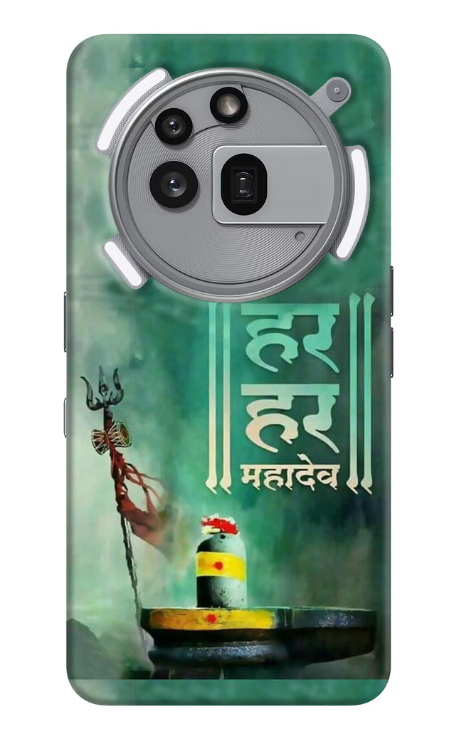 Har Har Mahadev Shivling Nothing Phone 3a Pro Hard Case Back Cover by Casekaro