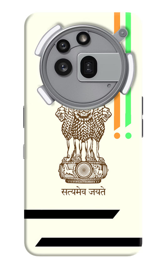 Satyamev Jayate Brown Logo Nothing Phone 3a Pro Hard Case Back Cover by Casekaro
