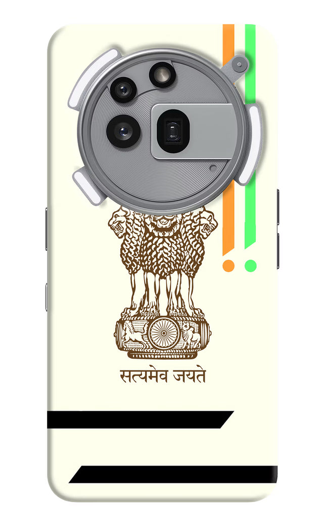 Satyamev Jayate Brown Logo Nothing Phone 3a Pro Hard Case Back Cover by Casekaro