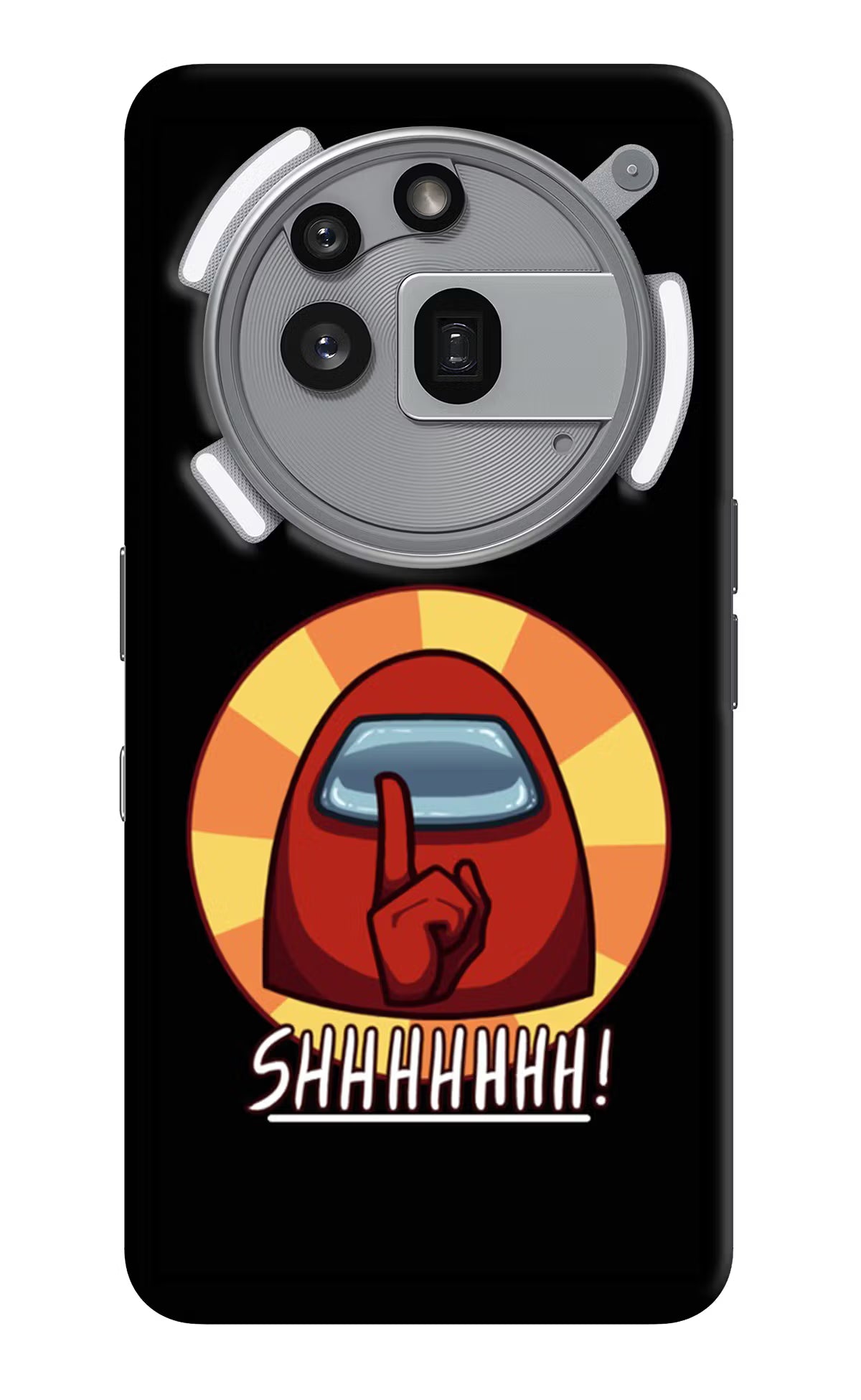Among Us Shhh! Nothing Phone 3a Pro Hard Case Back Cover by Casekaro
