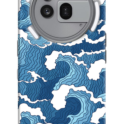 Blue Waves Nothing Phone 3a Pro Hard Case Back Cover by Casekaro
