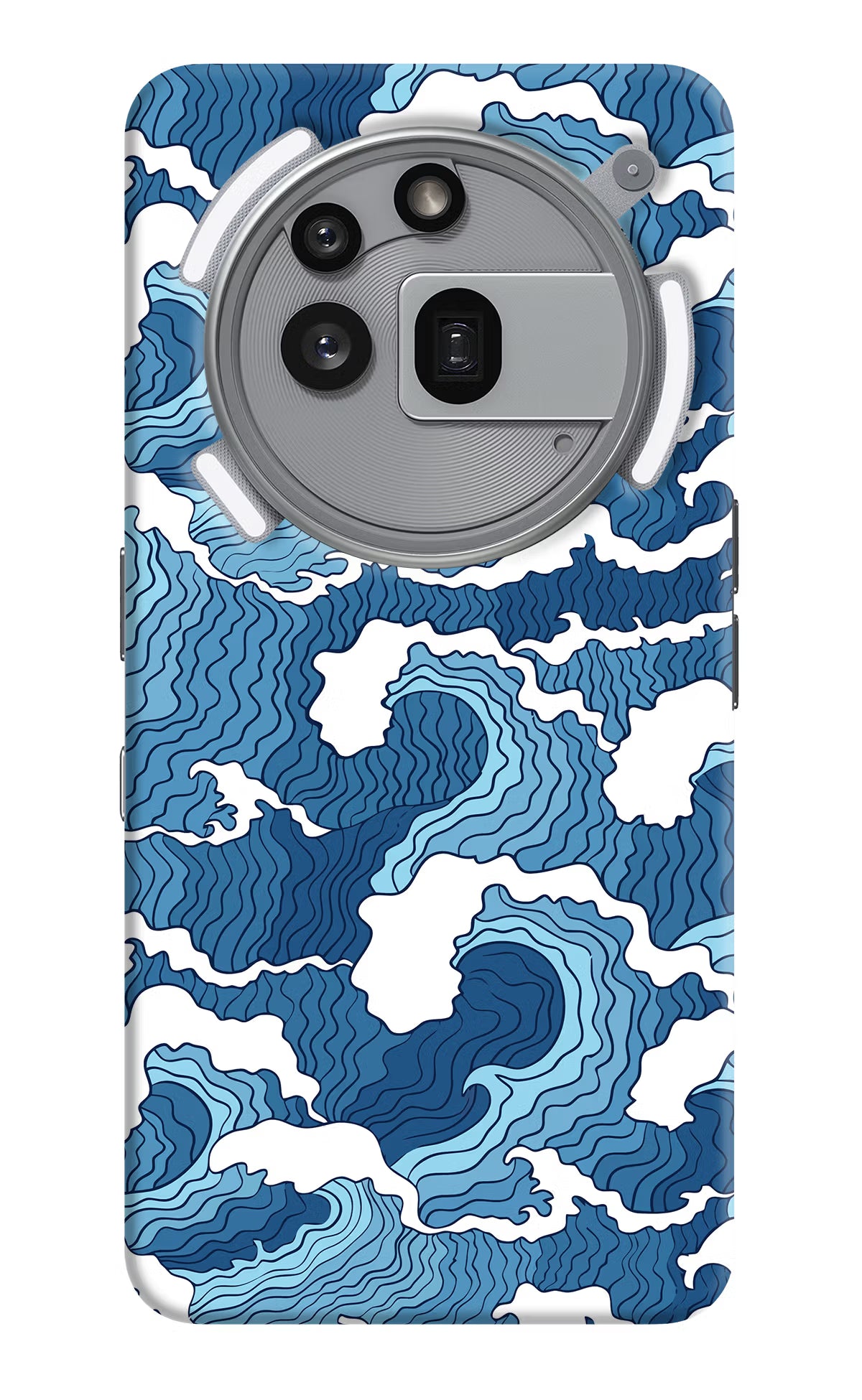 Blue Waves Nothing Phone 3a Pro Hard Case Back Cover by Casekaro