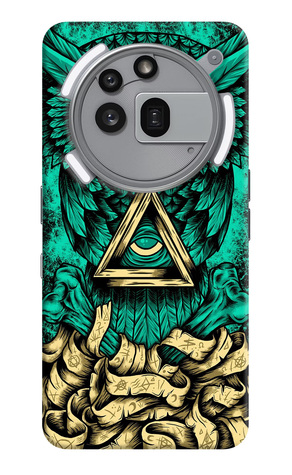 Green Owl Nothing Phone 3a Pro Hard Case Back Cover by Casekaro